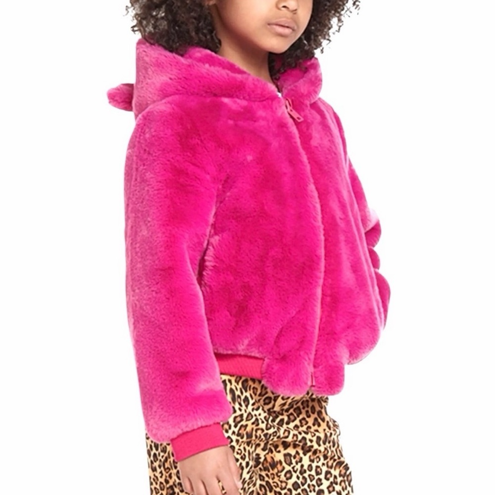 Apparis Vibrant Pink Kids Puffer Jacket